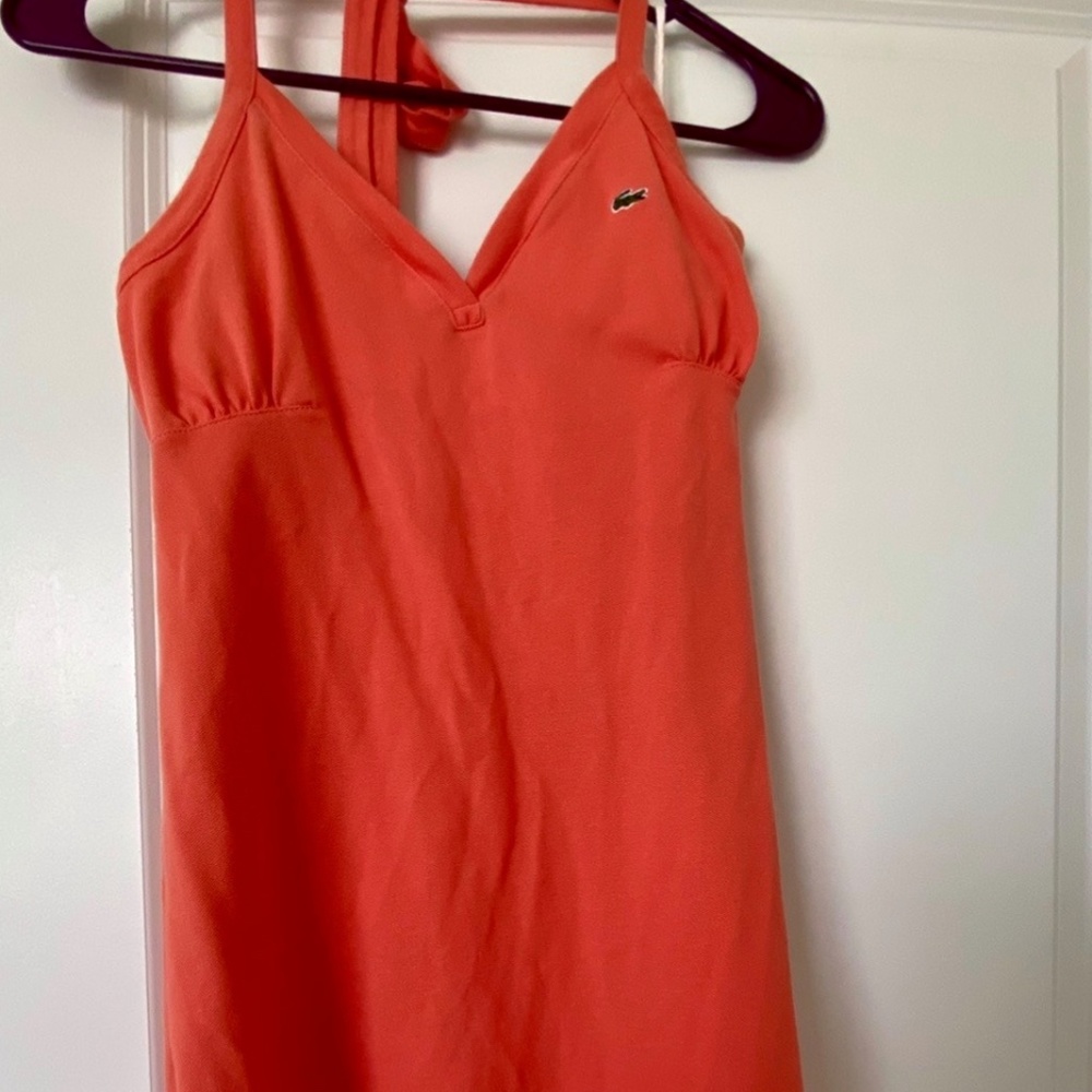 Lacoste orange color dress XS/36